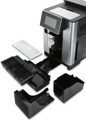 Кофемашина Delonghi Primadonna Soul ECAM610.55.SB 1450Вт черный/серебристый