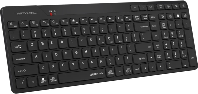 Клавиатура A4Tech FBK27C AS черный USB беспроводная BT/Radio slim Multimedia