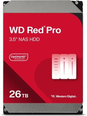 Жесткий диск WD SATA-III 26TB WD260KFGX NAS Red Pro (7200rpm) 512Mb 3.5"