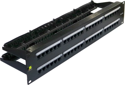 Патч-панель Lanmaster LAN-PPN48U5E 19" 2U 48xRJ45 кат.5E UTP