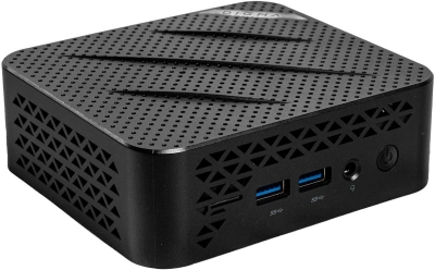 Неттоп Digma Mini Office Cel N4505 (2) 8Gb SSD256Gb UHDG 750 Windows 11 Pro GbitEth WiFi BT 45W черный (RUS) (DPCN-8CXW02)