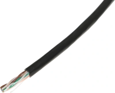 Кабель информационный ITK LC3-C5E04-139 кат.5E UTP 4 пары 24AWG LDPE внешний 305м черный