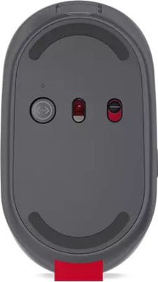 Мышь Lenovo Go серый оптическая 2400dpi беспров. USB-C для ноутбука 3but (GY51C21210)