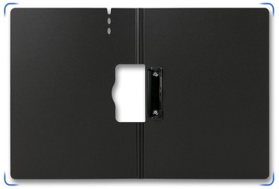 Папка-планшет Deli 64512DK-GREY A4 полипропилен вспененный темно-серый с крышкой