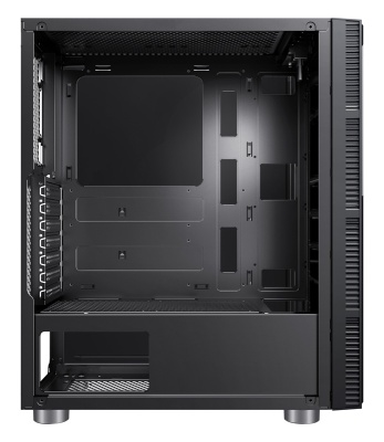 Корпус Accord 3407 черный без БП ATX 8x120mm 2xUSB2.0 1xUSB3.0 audio bott PSU