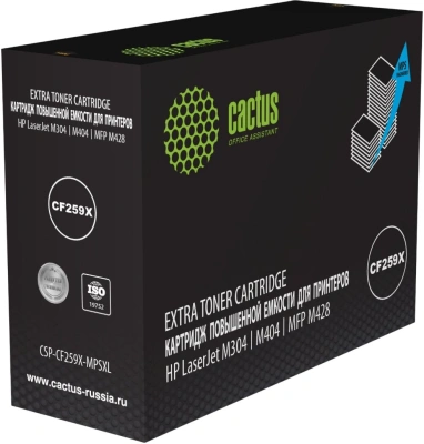 Картридж лазерный Cactus CSP-CF259X-MPSXL CF259X черный (20000стр.) для HP LJ M304/M404/M406/MFP M428/M429/M430