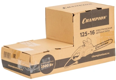 Цепная пила Champion 125-16 от сети 2500Вт дл.шины:16" (40cm)