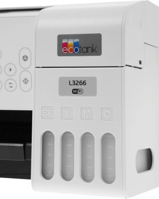 МФУ струйный Epson EcoTank L3266 (C11CJ66416) A4 WiFi белый