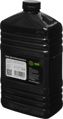 Тонер Cactus CS-THP4-1000 черный флакон 1000гр. для принтера CB436A/CE278A/CE285A/CF283A/CF244A/CF283X (для OEM)