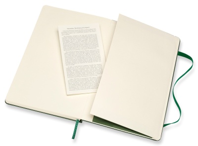 Блокнот Moleskine CLASSIC QP061K15 Large 130х210мм 240стр. клетка твердая обложка зеленый