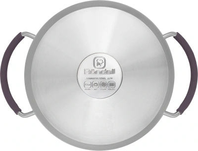 Кастрюля Rondell Akzent RDS-1388 3.1л. d=20см (с крышкой) стальной