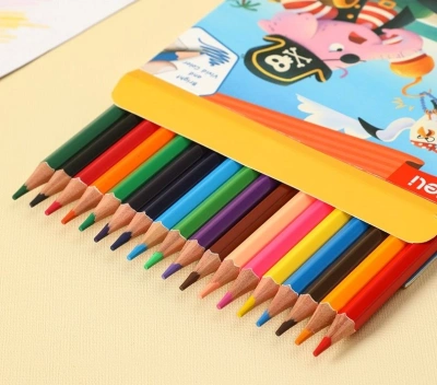 Карандаши цв. Deli EC143-18 Colorwow дерево 18цв.
