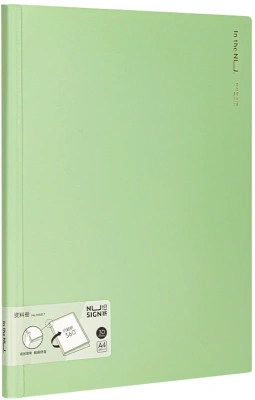 Папка с 30 прозр.вклад. Deli Nusign NS517GREEN A4 полипропилен зеленый