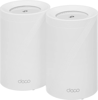 Бесшовный Mesh роутер TP-Link Deco BE65 Pro (DECO BE65 PRO(2-PACK)) BE9300 100/1000/2500/5000BASE-T белый (упак.:2шт)