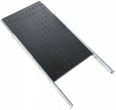 Полка выдвижная ЦМО ТСВ-62-9005 1U нагр.:30кг. 19" 622мм черный (упак.:1шт)