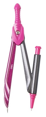 Циркуль Deli EG20302 металл в компл.:карандаш мех.