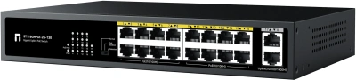 Коммутатор Netis ST118GHPDI-2G-130 (L2) 16x100Мбит/с 2x1Гбит/с 16PoE 130W неуправляемый