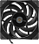 Вентилятор для корпуса Thermaltake Toughfan 12 120х120x25 черный 4-pin 22.3дБ (CL-F117-PL12BL-A) Ret