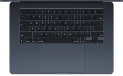 Ноутбук Apple MacBook Air A3241 M4 10 core 16Gb SSD256Gb/10 core GPU 15.3" Liquid Retina (2880x1864) macOS midnight WiFi BT Cam (MW1L3HN/A)