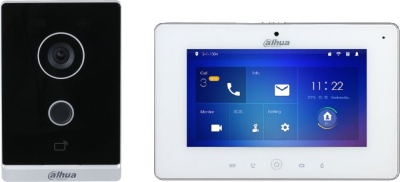 Комплект домофона Dahua DHI-KTW01 белый