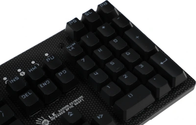 Клавиатура A4Tech B800 механическая серый/черный USB for gamer LED (B800 (NETBEE)) кабель 1.8м