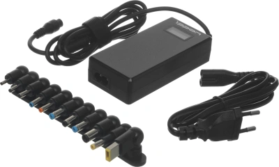 Блок питания Ippon D90U автоматический 90W 15V-19.5V 11-коннект. 4.5A 2.1A от бытовой электросети LСD индикатор