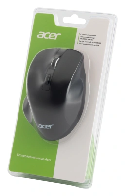 Мышь Acer OMR140 черный оптическая 1600dpi беспров. USB 6but (ZL.MCEEE.00G)