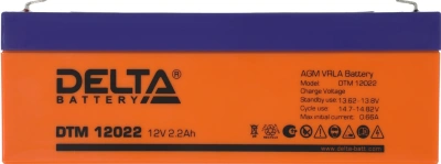 Батарея для ИБП Delta DTM 12022 12В 2.2Ач