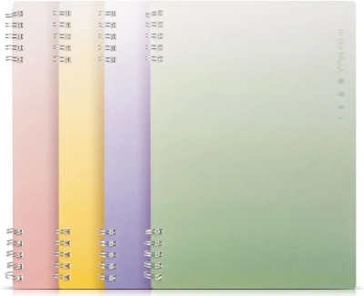 Тетрадь Deli NUSIGN NS372 A5 пластик 60л ассорти