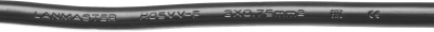 Шнур питания Lanmaster LAN-PP13L/14-5.0-BK C13-С14 проводник.:3x0.75мм2 5м 220В 10А черный