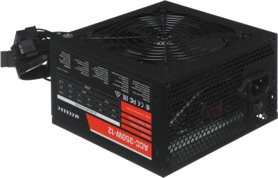 Блок питания Accord ATX 350W ACC-350-12 (20+4pin) 120mm fan 4xSATA