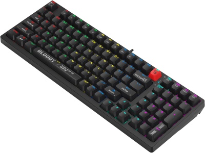 Клавиатура A4Tech S98 механическая черный USB for gamer LED (S98 BLACK) кабель 1.8м