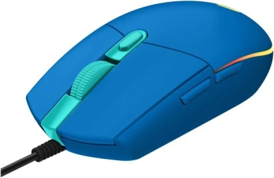 Мышь Logitech G102 LightSync синий оптическая 8000dpi USB 6but (910-005810)