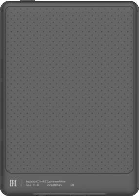 Электронная книга Digma pro Cosmic 6 6" E-Ink Kaleido 3 1072x1448 Touch Screen 1.8Ghz 3072/32Gb/SD/microSDHC/подсветка дисплея темно-серый (в компл.:обложка)