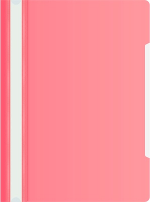 Папка-скоросшиватель Бюрократ -PS20PINK A4 прозрач.верх.лист пластик розовый 0.12/0.16