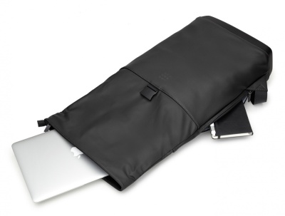 РюкзакДА Moleskine CLASSIC ROLLTOP (ET86RBKBK) 40x32x12см эко-кожа черный