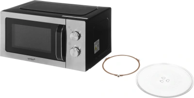Микроволновая Печь Vitek VT-MW1420 20л. 700Вт черный/нержавеющая сталь