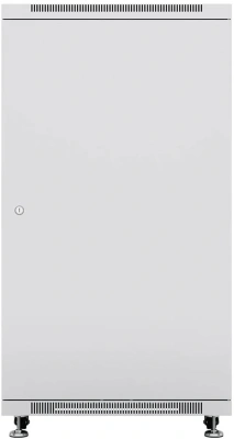 Шкаф коммутационный Cabeus (SH-05C-12U60/60) напольный 12U 600x600мм пер.дв.стекл металл 800кг серый 500мм 730мм IP20 сталь