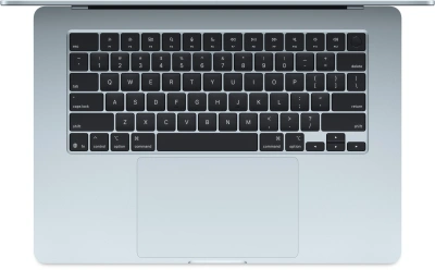 Ноутбук Apple MacBook Air A3241 M4 10 core 16Gb SSD512Gb/10 core GPU 15.3" Liquid Retina (2880x1864) macOS lt.blue WiFi BT Cam (MC7C4HN/A)