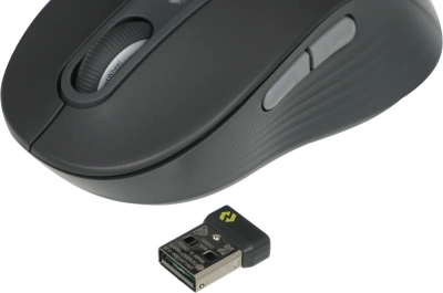 Мышь Logitech M750 графитовый оптическая 4000dpi беспров. BT/Radio USB 5but (910-006269)