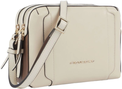 Сумка кросс-боди женская Piquadro Circle BD4870W92/BECU бежевая/кофейная натур.кожа