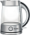 Чайник электрический Tefal KI760D30 1.7л. 2400Вт серебристый корпус: стекло/металл/пластик (8010000023)