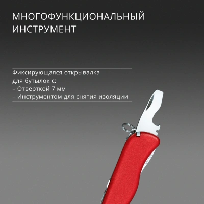 Нож перочинный Victorinox PICKNICKER (0.8353) 111мм 11функц. красный