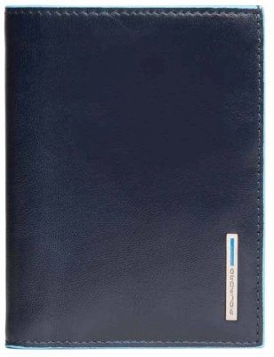 Кошелек мужской Piquadro Blue Square PU1393B2R/BLU2 темно-синий натур.кожа