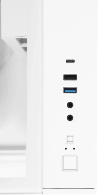 Корпус Formula Crystal Z9ML Floe белый без БП mATX 1xUSB3.0 1xUSB3.1 audio bott PSU