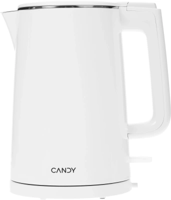 Чайник электрический Candy CK-102 1.5л. 2200Вт белый корпус: пластик (QA0060M00RU)