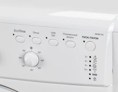 Стиральная машина Indesit EcoTime IWSB 5105 класс: A загр.фронтальная макс.:5кг белый