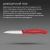 Нож кухонный Victorinox Swiss Classic (6.7431.C1) стальной универсальный для овощей лезв.80мм серрейт. заточка красный Нож кухонный Victorinox Swiss Classic (6.7431.C1) стальной универсальный для овощей лезв.80мм серрейт. заточка красный