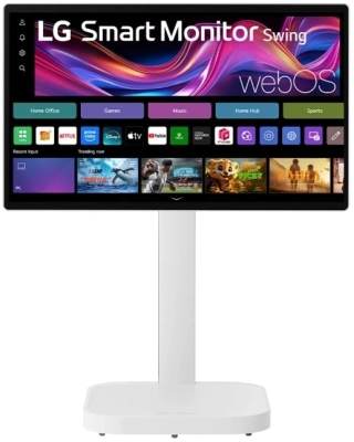 Монитор LG 31.5" UltraFine 32U889SA-W белый IPS LED 16:9 HDMI M/M глянцевая HAS Piv 1000:1 350cd 178гр/178гр 3840x2160 60Hz 4K USB Touch 21.2кг