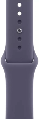 Смарт-часы Apple Watch Series 11 A3331 42мм OLED корп.серебристый Sport Band рем.фиолетовый разм.брасл.:M/L (MEU74AF/A)